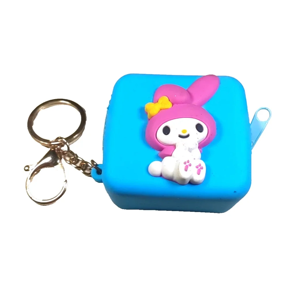 Blue Money Pouch Keychain Back Pack Buddy Bunny Rabbit